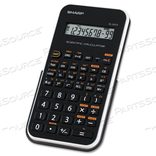 OEM#: EL501X2BWHEL-501XBWH SCIENTIFIC CALCULATOR, 10-DIGIT LCD by Sharp Electronics Corporation