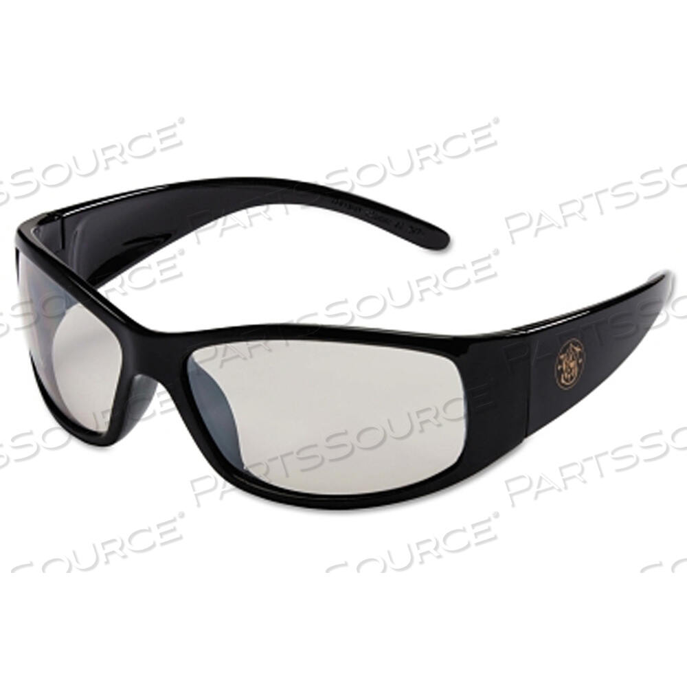 OEM#: 21306ELITE SAFETY GLASSES, INDOOR/OUTDOOR POLYCARBONATE LENS, UNCOATED, BLACK, NYLON by Smith & Wesson