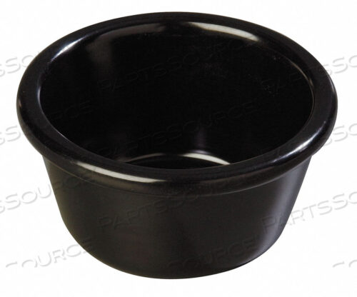 SMOOTH RAMEKIN 6 OZ. BLACK PK48