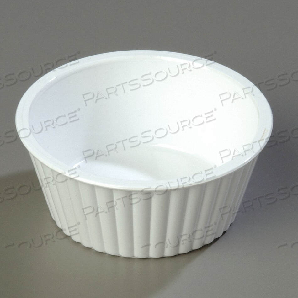 OEM#: 0845GR02FLUTED RAMEKIN 4.5 OZ WHITE PK48 by Carlisle