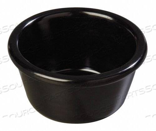SMOOTH RAMEKIN 4 OZ. BLACK PK48