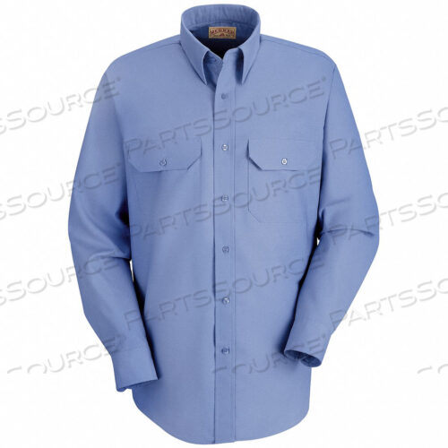 G0615 LNG SLV DRESS SHRT BLU PET/COTTON XL