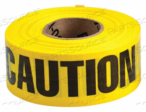 OEM#: 91100CAUTION BARRICADE TAPE, 3 X 500, YELLOW/BLACK by Brady Americas