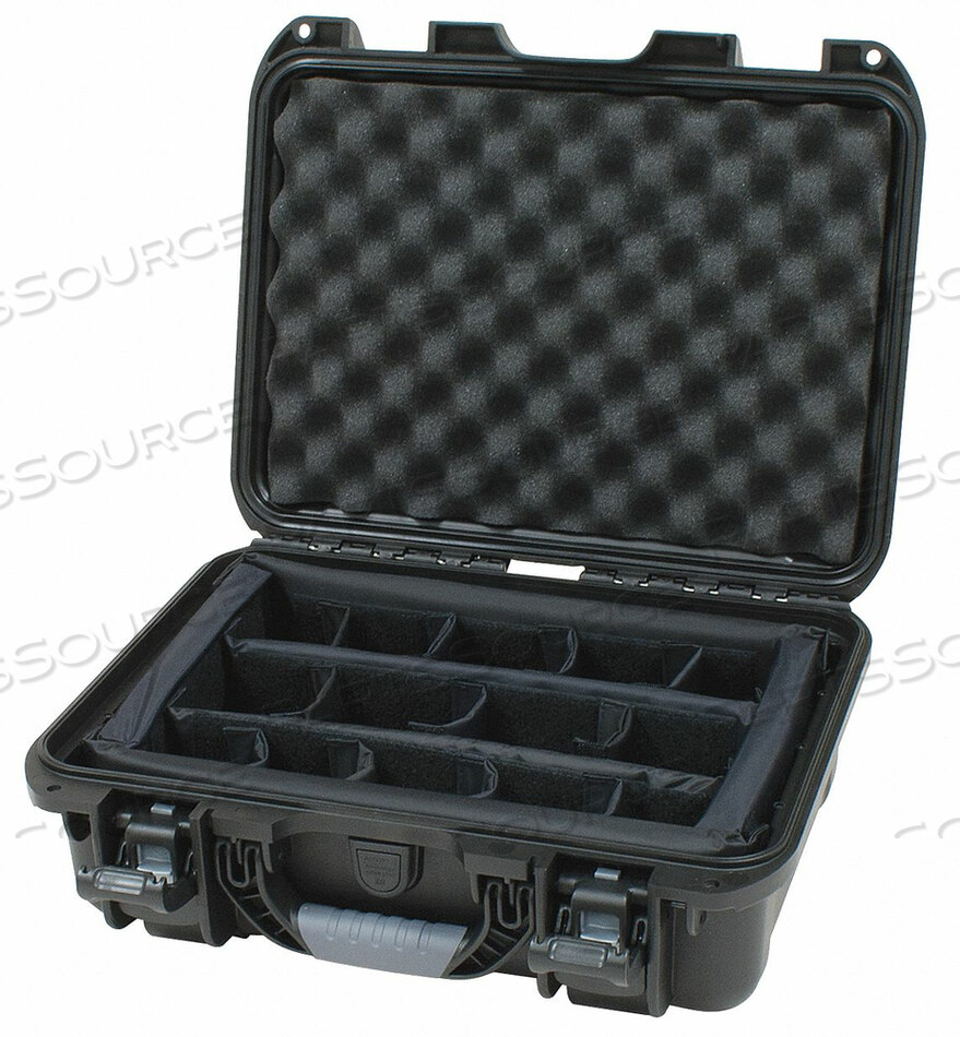 OEM#: 920-2001NANUK 920 CASE W/PADDED DIVIDER, 16-11/16L X 13-3/8W X 6-13/16H, BLACK by Plasticase Inc.