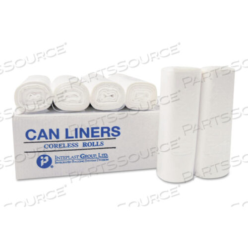 OEM#: EC202206NHIGH-DENSITY COMMERCIAL CAN LINERS, 7 GAL, 6 MICRONS, 20 X 22, CLEAR, 2,000/CARTON by Inteplast Group