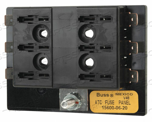OEM#: 15600-06-20FUSE BLOCK 0 TO 30A AUTOMOTIVE 6 POLE by Cooper Bussmann