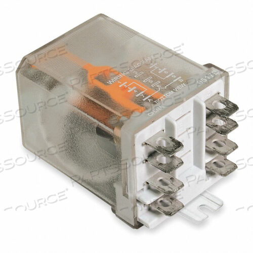 OEM#: 1EGF4H8159 ENCLOSED POWER RELAY 8 PIN 12VDC DPDT by DAYTON ELECTRIC MANUFACTURING CO