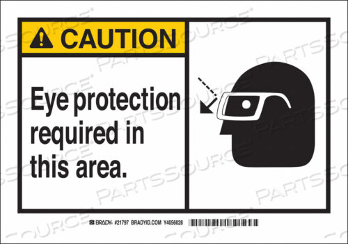 OEM#: 83925CAUTION LABEL 3-1/2 X 5 SELF-ADHES. by Brady Americas