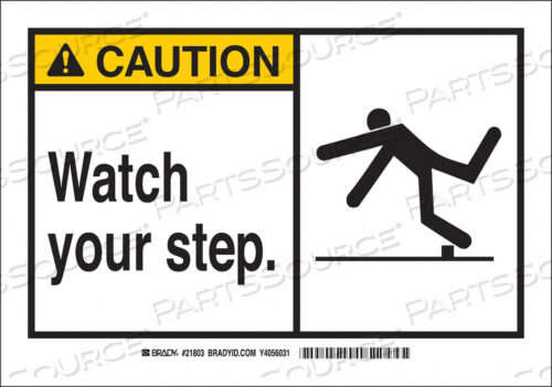 OEM#: 83931SAFETY SIGN LABEL 3-1/2 X 5 SELF-ADHES. by Brady Americas