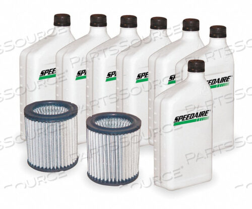 OEM#: 1WG54AIR COMPR MAINT KIT 7 QT OIL AIR FILTERS by Speedaire