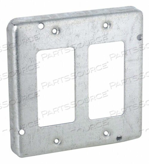 OEM#: 857COVER 2-DEVICE 4-11/16 GFCI/GFCI by RACO