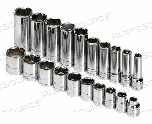 OEM#: 89040SOCKET SET SAE 3/8 IN DR 20 PC by SK Professional Tools