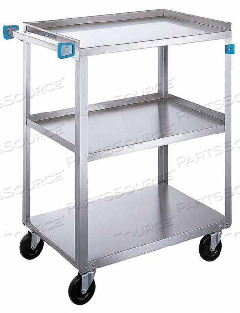 OEM#: 411STAINLESS STEEL UTILITY CART 27-5/8 X 16-3/4 X 32 500 LB CAP by Lakeside Manufacturing, Inc.