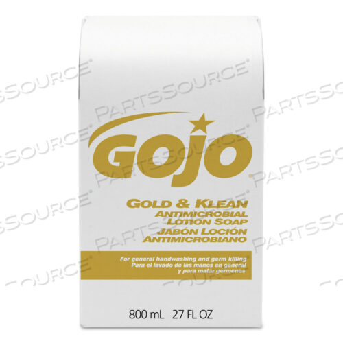 OEM#: 9127-12GOLD AND KLEAN LOTION SOAP BAG-IN-BOX DISPENSER REFILL, FLORAL BALSAM, 800 ML by Gojo