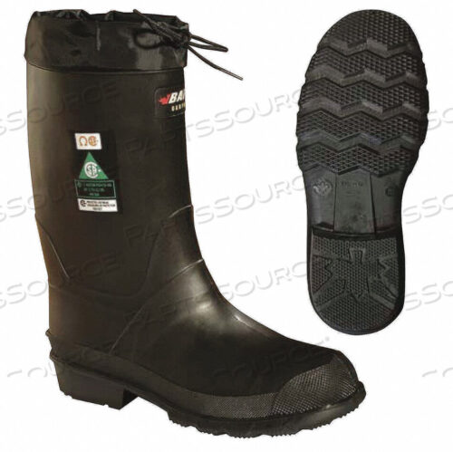 OEM#: 85740000G5142 RUBBER BOOT MENS 14 MID-CALF BLACK PR by Baffin