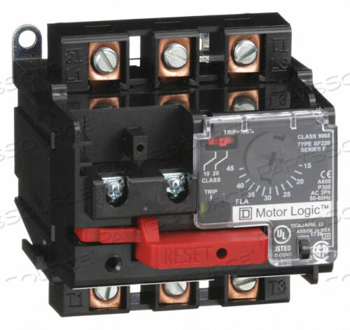OEM#: 9065SF220OVRLOAD RELAY 15 TO 45A 3P 600VAC NEMA 2 by Square D