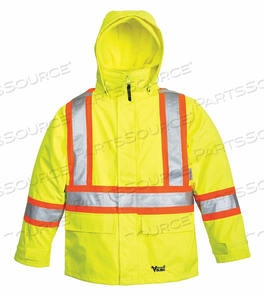 OEM#: 6400JG-XXXXLRAINCOAT 3-IN-1 CLASS 3 GREEN 4XL by Viking