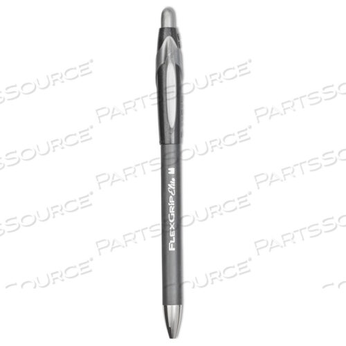 OEM#: 85580FLEXGRIP ELITE BALLPOINT PEN, RETRACTABLE, MEDIUM 1 MM, BLACK INK, BLACK BARREL, DOZEN by Paper Mate