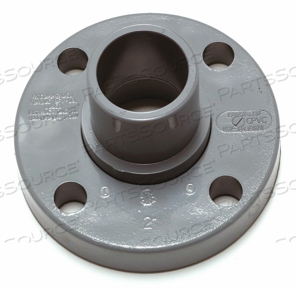 OEM#: 9854-040FLANGE CPVC 80 4 IN. SOCKET 150 PSI by GF Piping Systems