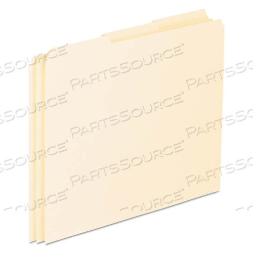 OEM#: EN203BLANK TOP TAB FILE GUIDES, 1/3-CUT TOP TAB, BLANK, 8.5 X 11, MANILA, 100/BOX by Esselte Pendaflex Corp.