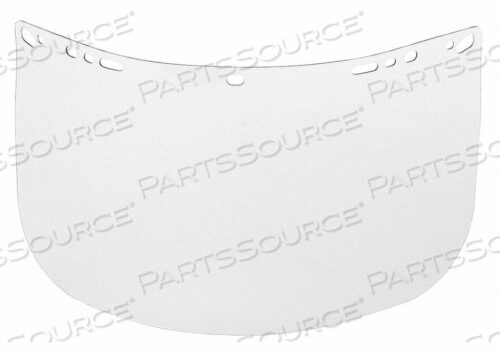 OEM#: 860TVISOR CLEAR 8INH X 15INW X 0.06IN THICK by Bullard