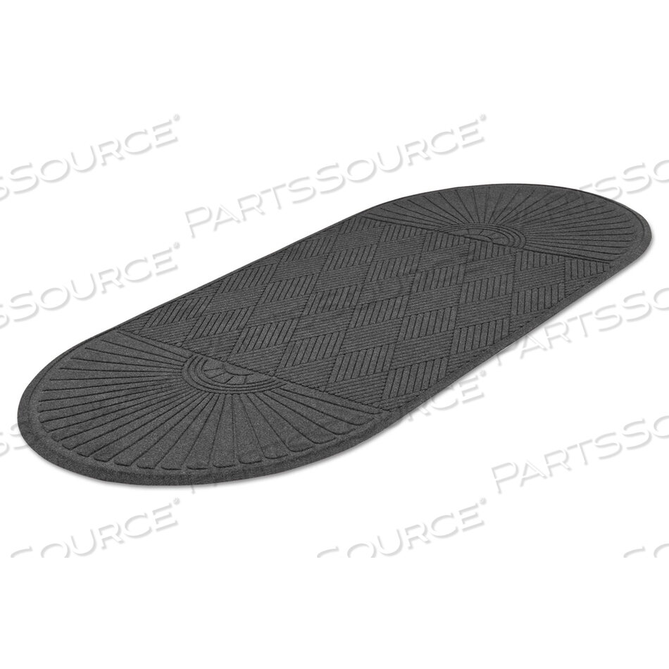 OEM#: EGDDF030804ECOGUARD DIAMOND FLOOR MAT, DOUBLE FAN, 36 X 96, CHARCOAL by Guardian Fall Protection