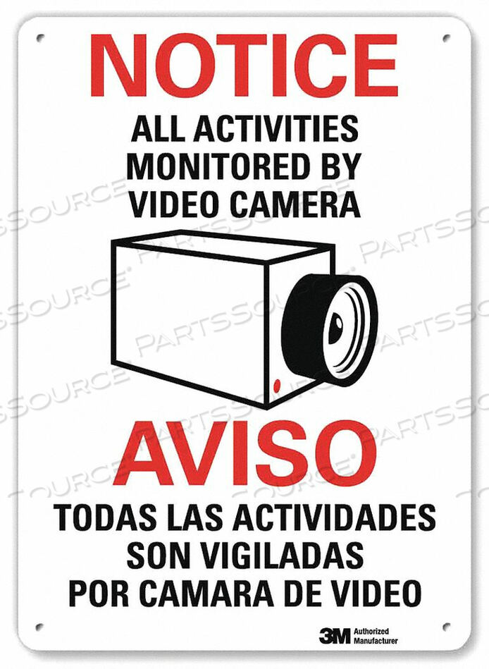 OEM#: U1-1003-RA_7X10NOTICE SIGN 10X7 IN. BILINGUAL by Lyle Signs Inc.