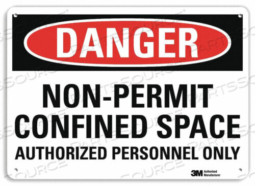 OEM#: U1-1007-RA_10X7DANGER SIGN 7 HX10 W ENGLISH by Lyle Signs Inc.