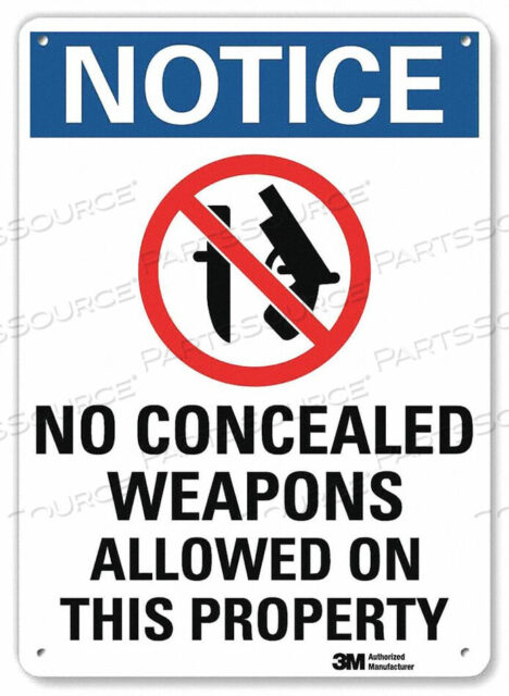 OEM#: U1-1012-NA_7X10NOTICE SIGN 7 W 10 H 0.040 THICKNESS by Lyle Signs Inc.