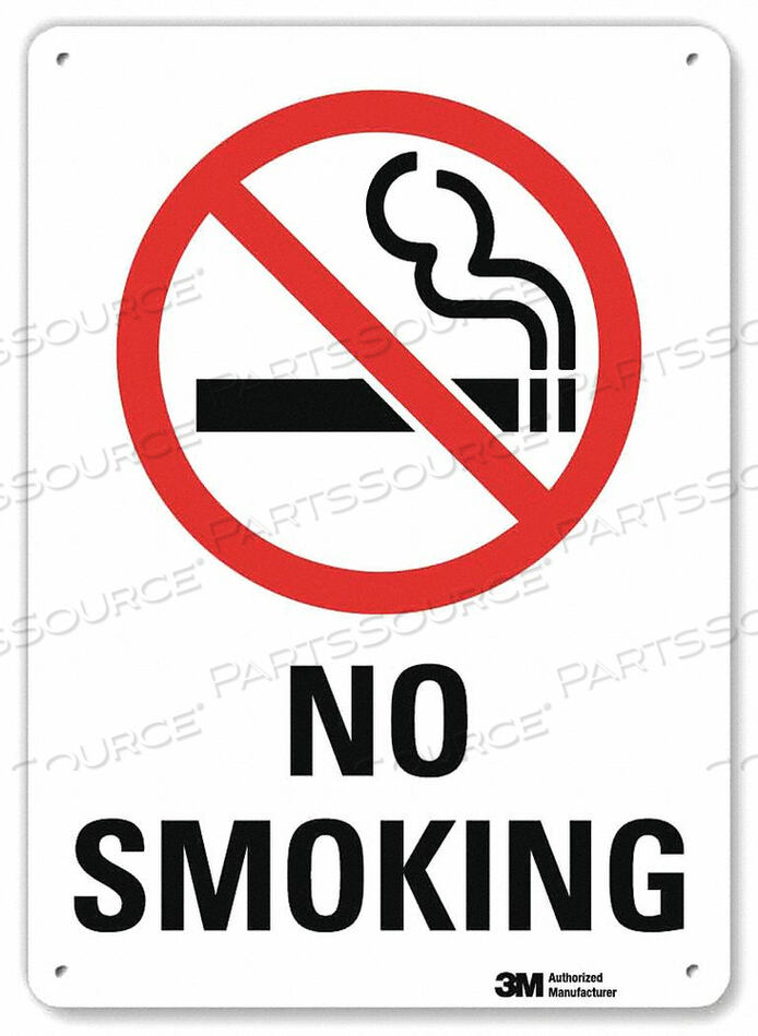 OEM#: U1-1017-RA_7X10J2688 NO SMOKING SIGN 10X7 IN. ENGLISH by Lyle Signs Inc.