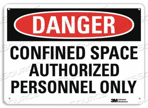 OEM#: U1-1020-NA_10X7DANGER SIGN 10 W 7 H 0.040 THICKNESS by Lyle Signs Inc.