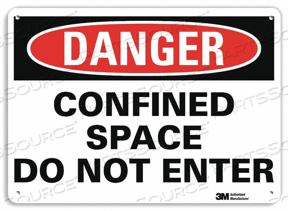 OEM#: U1-1033-NP_14X10DANGER SIGN 14 W X 10 H 0.055 THICK by Lyle Signs Inc.