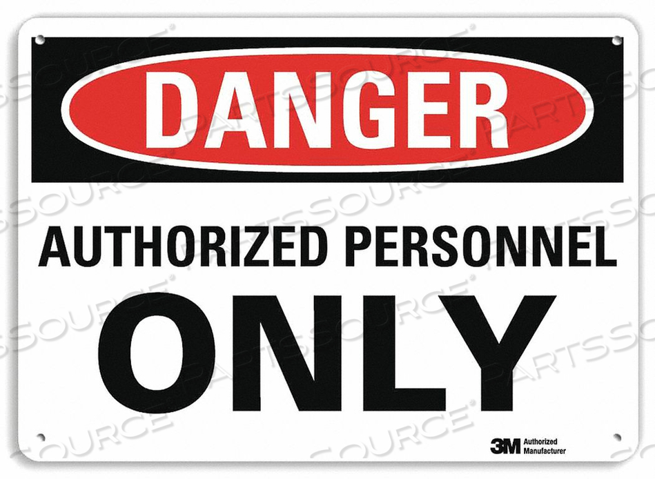 OEM#: U1-1042-NA_10X7DANGER SIGN 10 WX7 H 0.04 THICKNESS by Lyle Signs Inc.