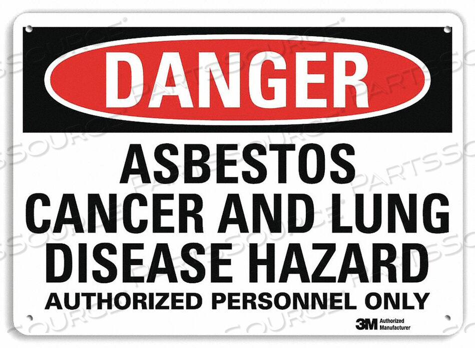 OEM#: U1-1044-NA_14X10DANGER SIGN 14 W 10 H 0.040 THICKNESS by Lyle Signs Inc.