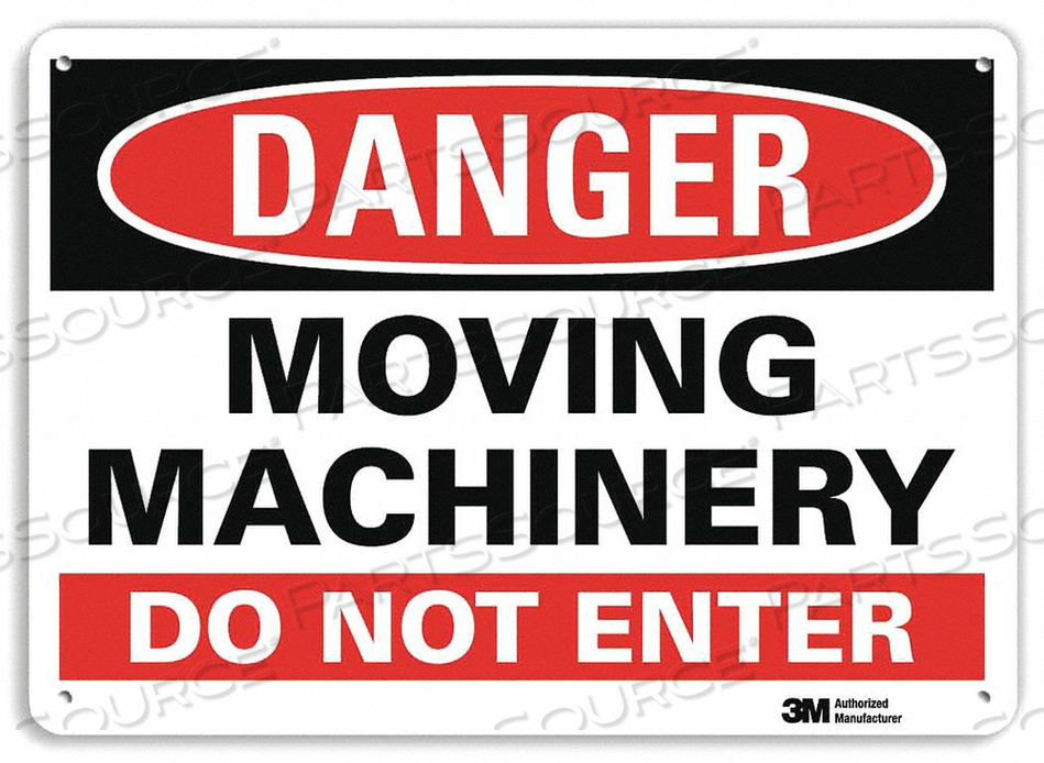 OEM#: U1-1052-NP_14X10DANGER SIGN 14 W X 10 H 0.055 THICK by Lyle Signs Inc.