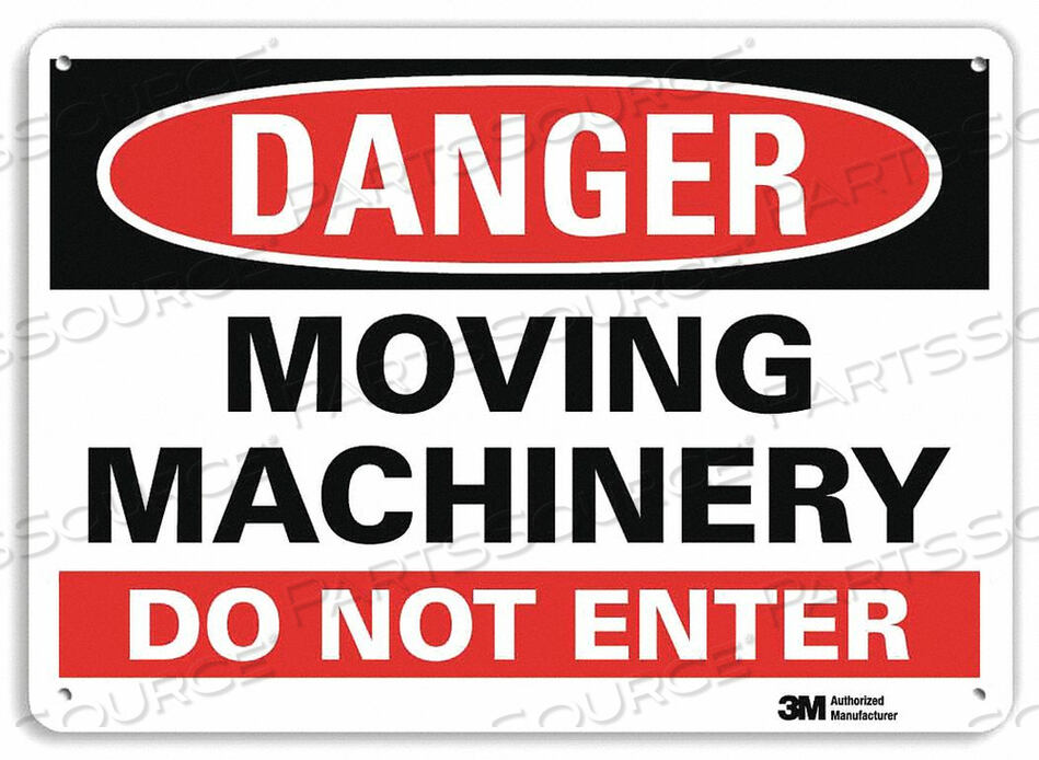 OEM#: U1-1052-RA_14X10DANGER SIGN 10 HX14 W ENGLISH by Lyle Signs Inc.
