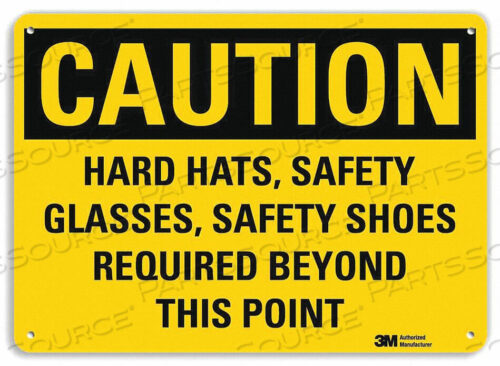 OEM#: U1-1054-RA_14X10CAUTION SIGN 10 HX14 W ENGLISH by Lyle Signs Inc.