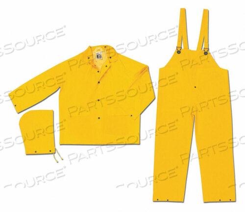 OEM#: 2303L2303L MCR INDUSTRY GRADE,PVC,POLY,3 PC,YELLOW by MCR Safety