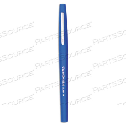 OEM#: 8410152POINT GUARD FLAIR FELT TIP POROUS POINT PEN, STICK, MEDIUM 0.7 MM, BLUE INK, BLUE BARREL, DOZEN by Paper Mate