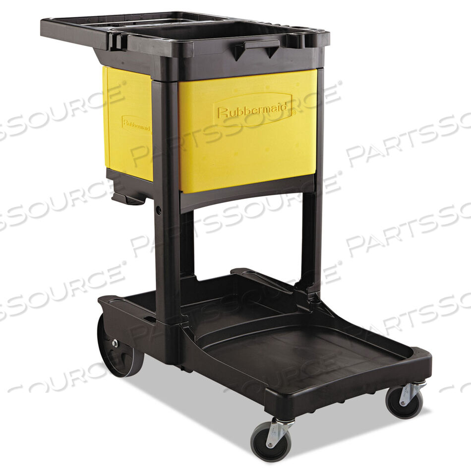 OEM#: FG618100YELLOCKING CABINET, FOR RUBBERMAID COMMERCIAL CLEANING CARTS, YELLOW by Rubbermaid Medical Division