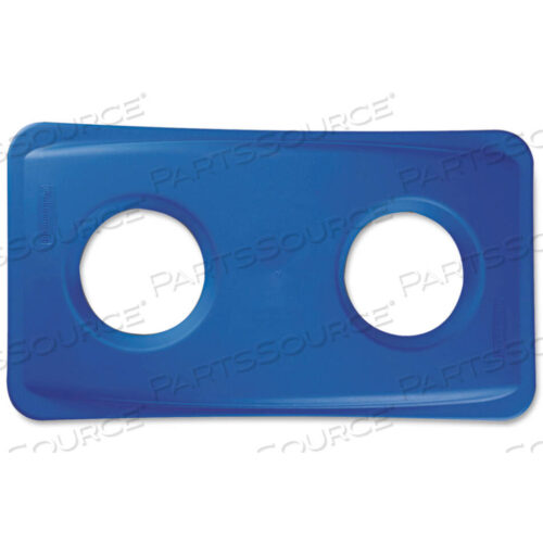 OEM#: FG269288BLUELID FOR SLIM JIM BOTTLE RECYCLING CONTAINER, 20.38W X 11.38D X 2.75H, BLUE by Rubbermaid Medical Division