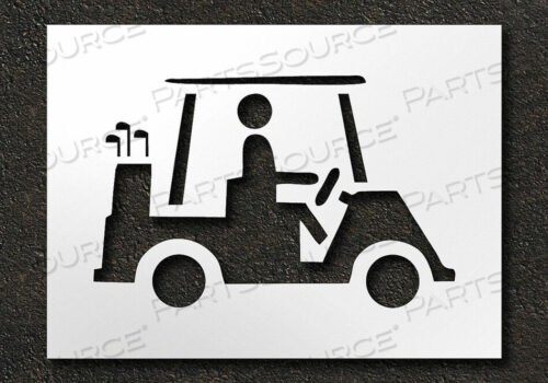OEM#: STL-116-75604GOLF COURSE STENCIL CART LOGO 16 IN by RAE Products & Chemicals Corp.