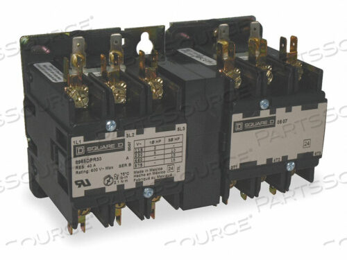 OEM#: 8965DPR43V02HOIST CONTACTOR 120VAC 40A OPEN 3P by Square D