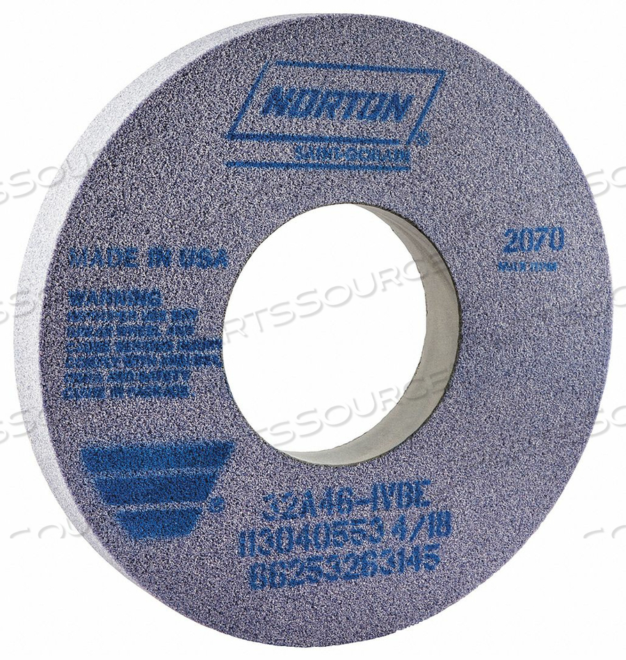 OEM#: 66253263145GRINDING WHEEL T1 12X1-1/2X5 AO 46G MED by Norton | Saint-Gobain Abrasives