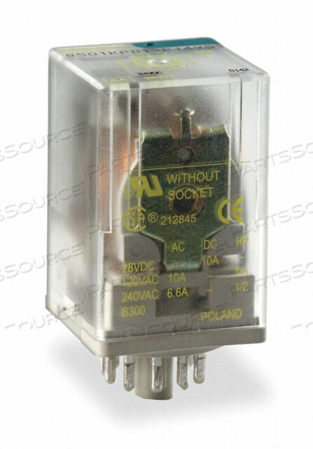 OEM#: 8501KPR12P14V20H7952 GEN PURPOSE RELAY 8 PIN OCTAL 120VAC by Square D