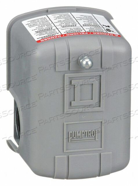 OEM#: 9013FSG2J24PRESSURE SWITCH DPST 40/60 PSI 1/4 FNPS by Square D