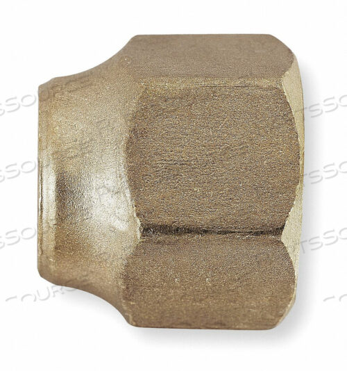 OEM#: 14FSX-8SHORT NUT 45DEG BRASS TUBE 1/2 IN. PK10 by Parker Hannifin Corporation