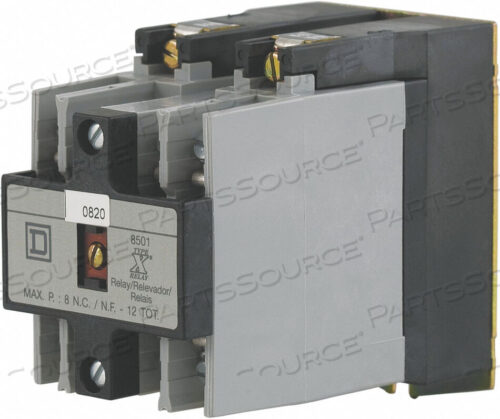 OEM#: 8501XO30V02H2716 NEMA CONTROL RELAY 3NO 120VAC 10A by Square D
