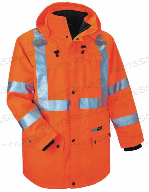 OEM#: 8385HOODED JACKET INSULATED ORANGE S by Ergodyne