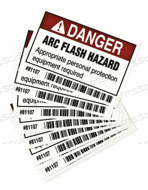 OEM#: 81107ARC FLASH PROTECTION LABEL 2 IN H PK10 by Brady Americas